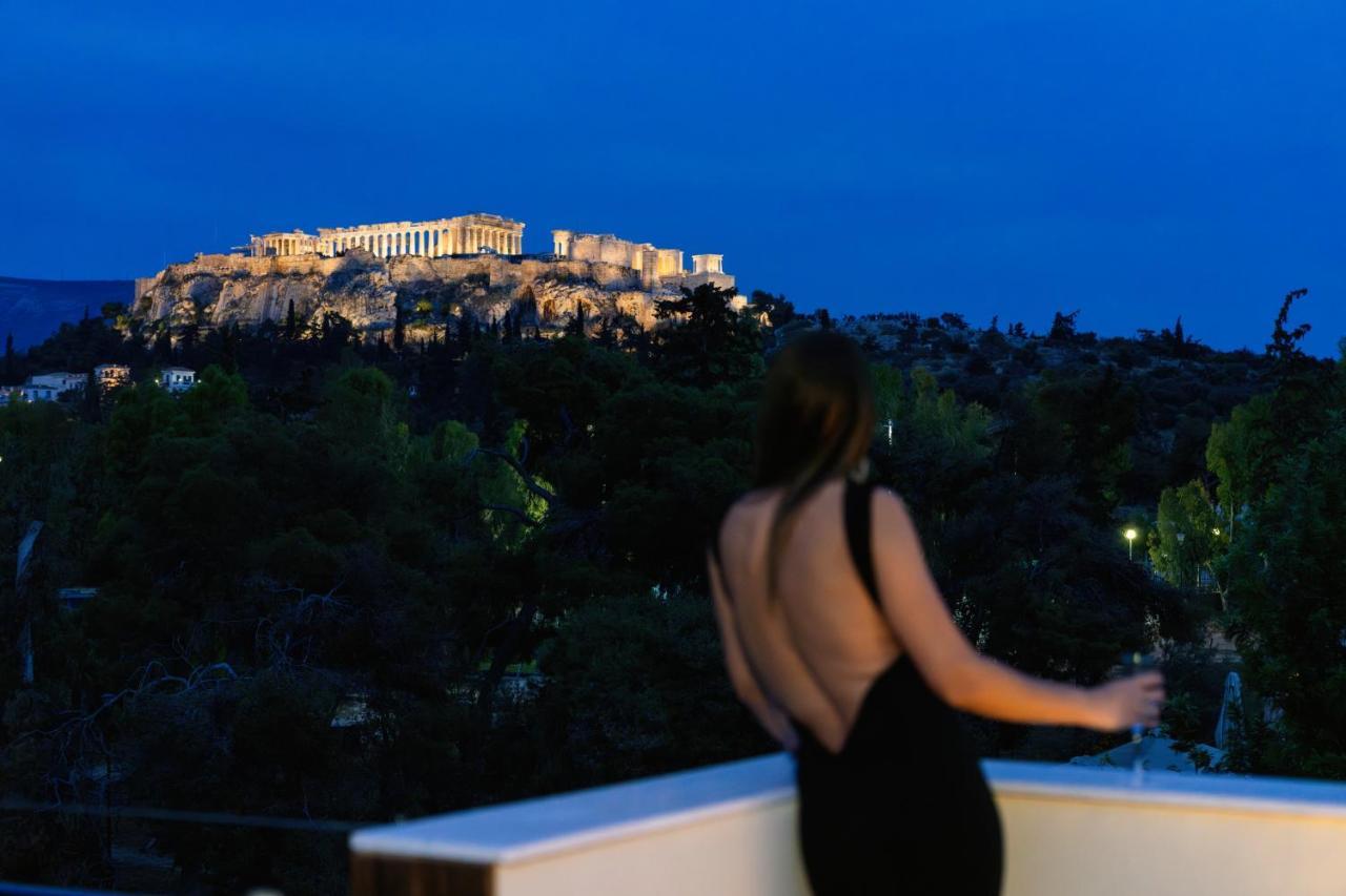 Visum Acropol ,3Br - Private Terrace-Jacuzzi - Amazing View Apartment Athena Bagian luar foto