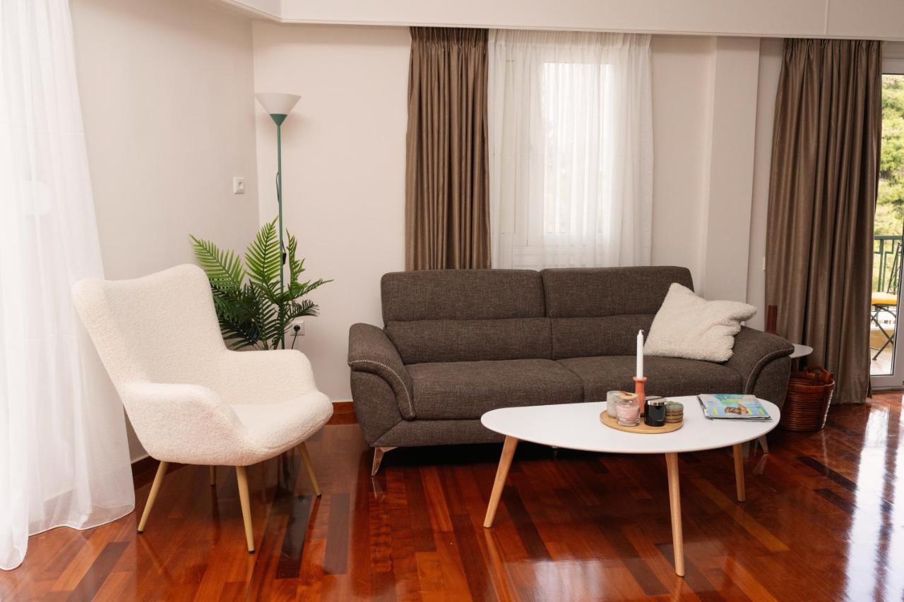 Visum Acropol ,3Br - Private Terrace-Jacuzzi - Amazing View Apartment Athena Bagian luar foto